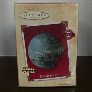 Collectible Hallmark Star Wars Death Star Ornament 2002